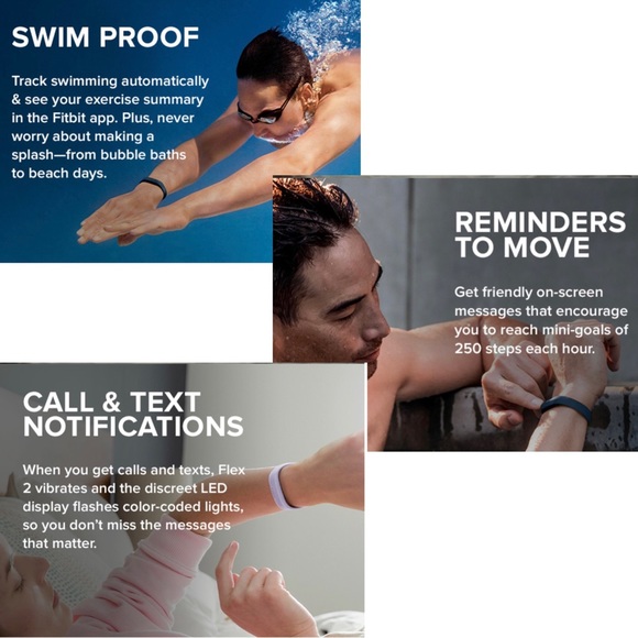 FIT BIT FLEX 2 ACTIVITY TRACKER - Picture 4 of 9